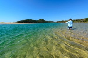 Fly fishing at Kosi Forest Lodge