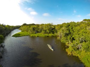 Canoeing at Kosi Forest Lodge